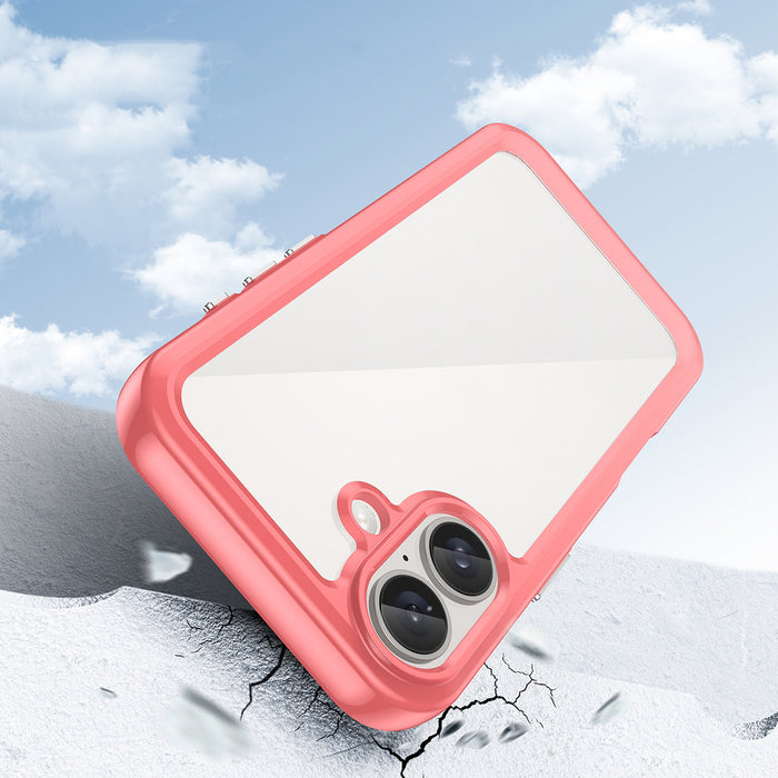Outer Space Case with Gel Frame for iPhone 16 Plus - Red