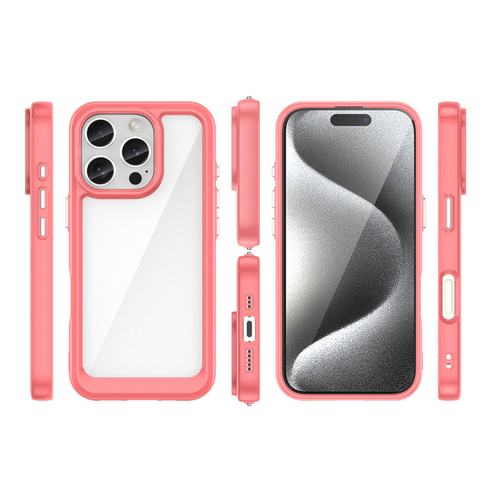 Outer Space Case with Gel Frame for iPhone 16 Pro Max - Red