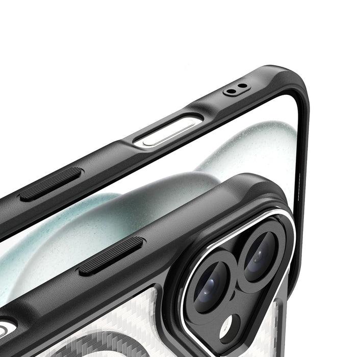 Leading Series MagSafe Silicone Case for iPhone 16 Plus - Black