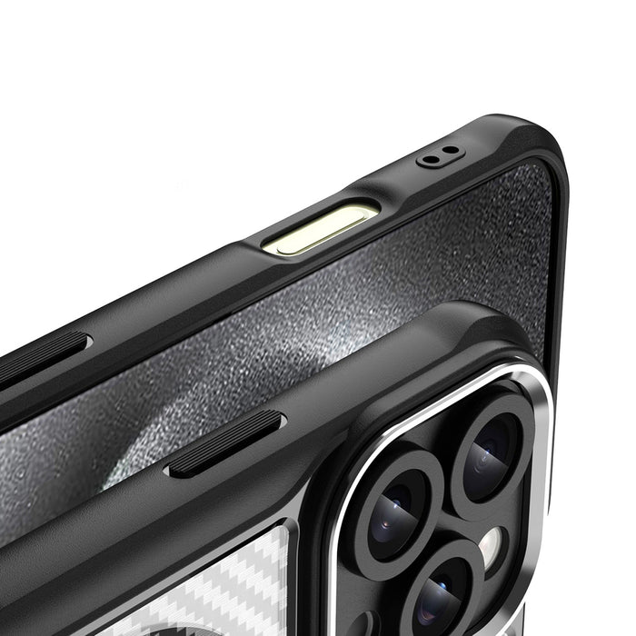 Leading Series MagSafe Silicone Case for iPhone 16 Pro Max - Black