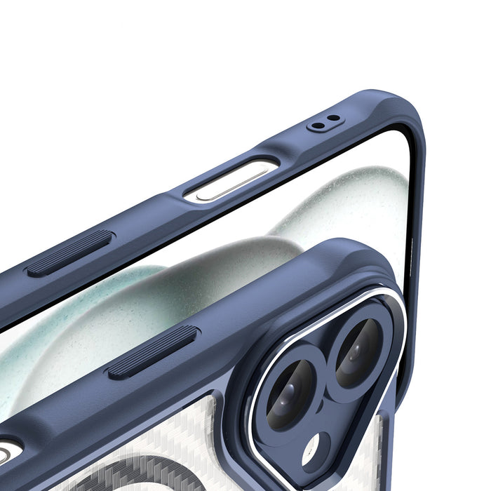 Leading Series MagSafe Silicone Case for iPhone 16 Plus - Blue