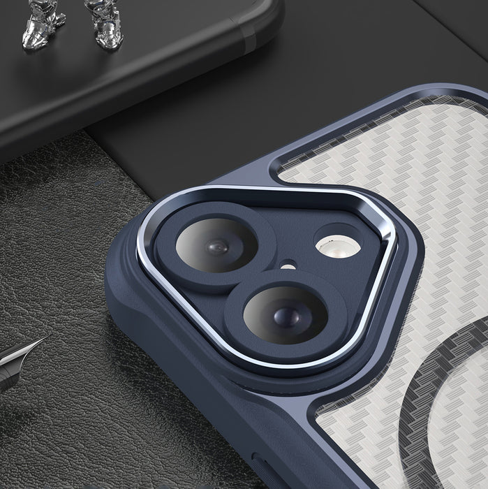 Leading Series MagSafe Silicone Case for iPhone 16 Plus - Blue