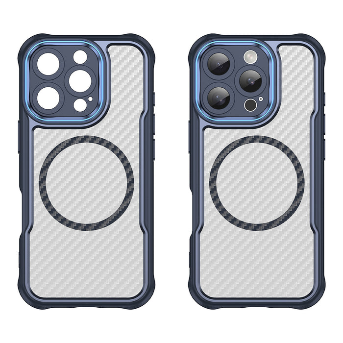 Leading Series MagSafe Silicone Case for iPhone 16 Pro Max - Blue