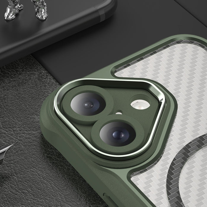 Leading Series MagSafe Silicone Case for iPhone 16 Plus - Green