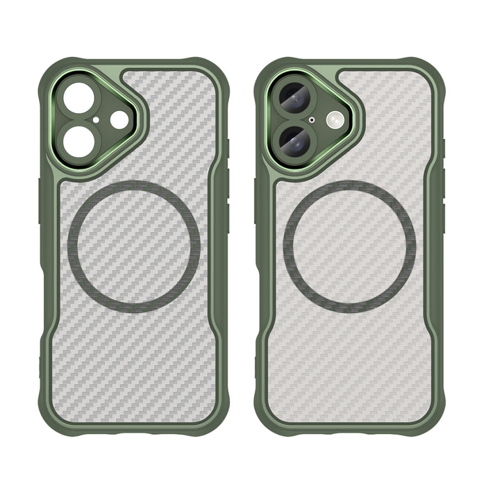 Leading Series MagSafe Silicone Case for iPhone 16 Plus - Green