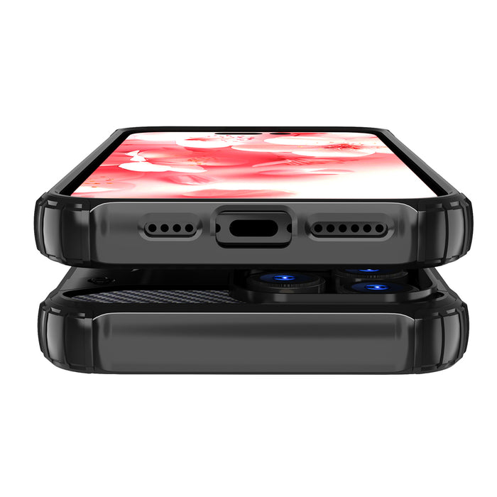 Hybrid Armor iPhone 16 Pro Case - Black