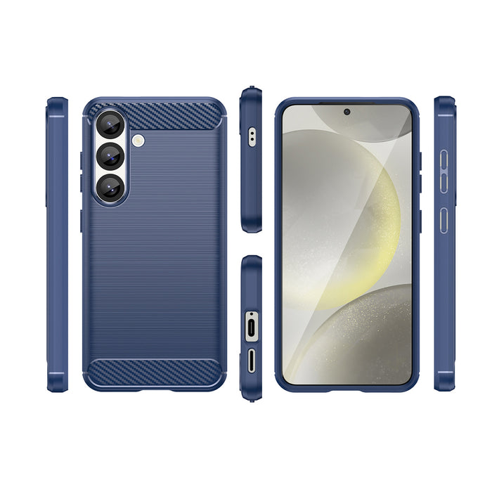 Carbon Case for Samsung Galaxy S25 - Blue