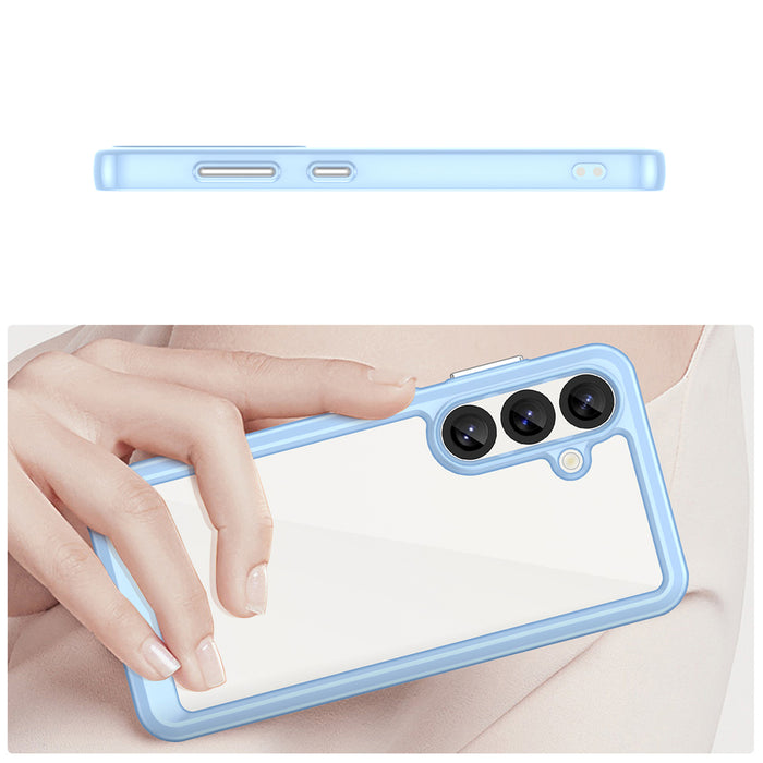 Outer Space Case with Gel Frame for Samsung Galaxy S25 - Blue