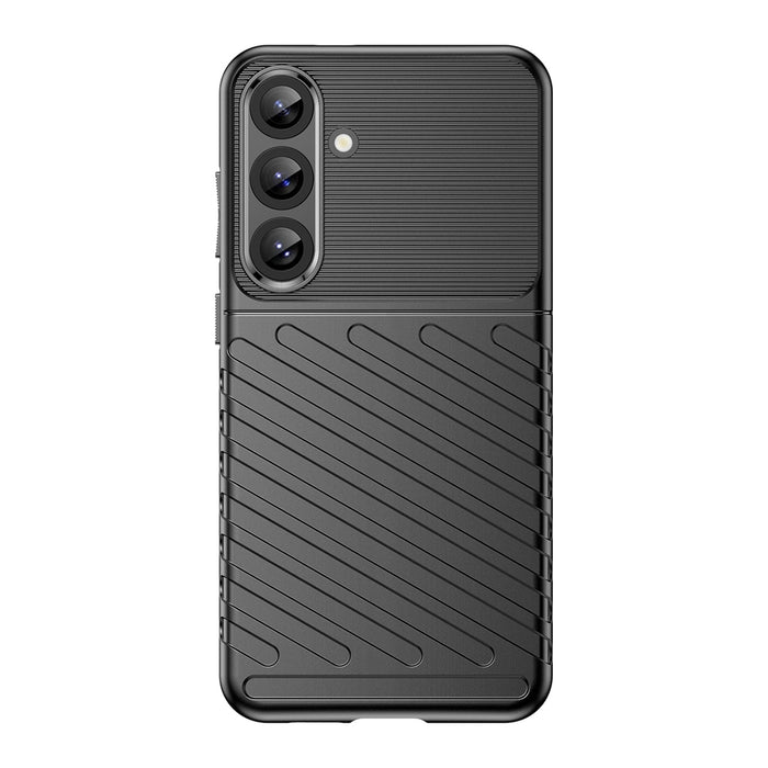 Thunder Case for Samsung Galaxy S25+ Silicone Armored Cover - Black