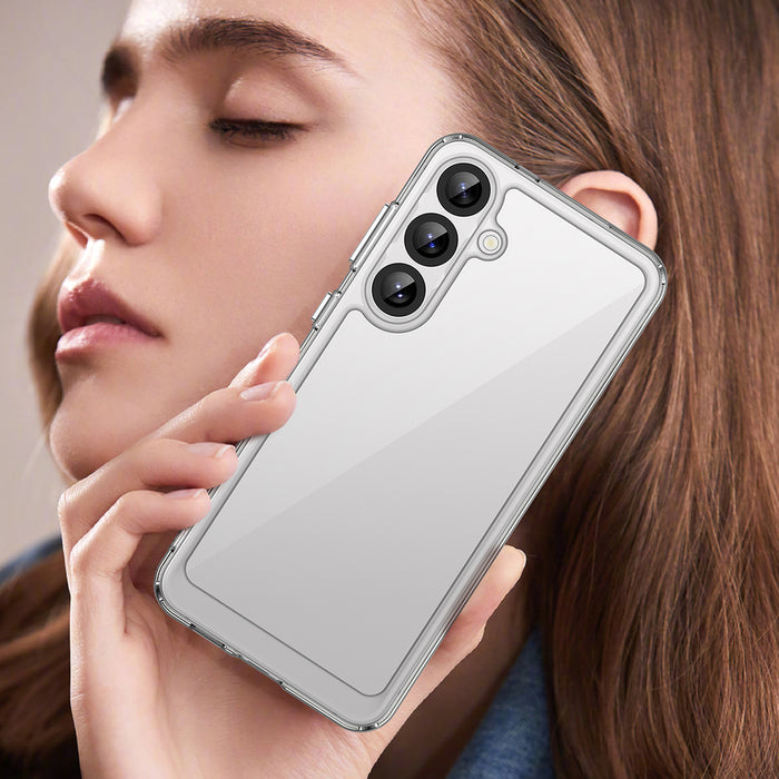 Outer Space Case with Gel Frame for Samsung Galaxy S25+ - Transparent