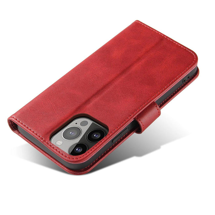 Magnet Case with Flip for Samsung Galaxy S25 Ultra - Red