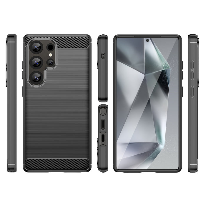 Carbon Case for Samsung Galaxy S25 Ultra - Black