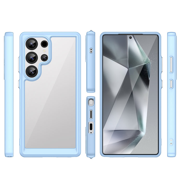 Outer Space Case with Gel Frame for Samsung Galaxy S25 Ultra - Blue