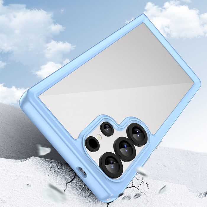 Outer Space Case with Gel Frame for Samsung Galaxy S25 Ultra - Blue