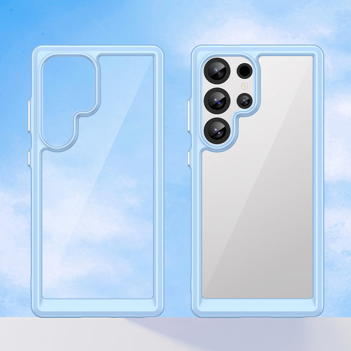 Outer Space Case with Gel Frame for Samsung Galaxy S25 Ultra - Blue