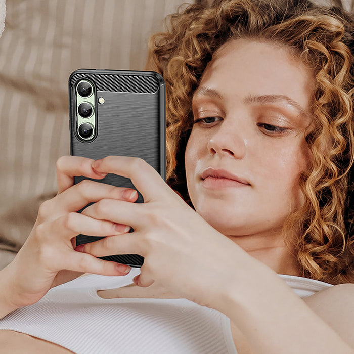 Carbon Case for Samsung Galaxy S24 FE - Black