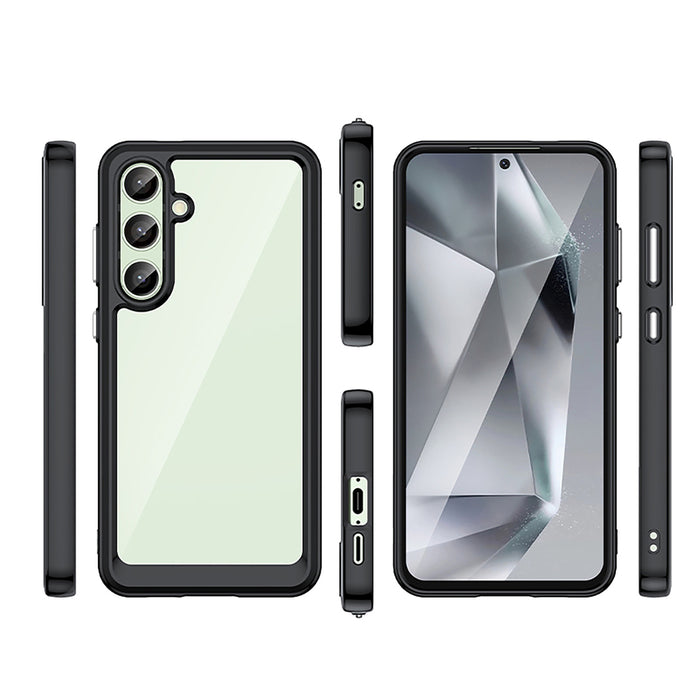 Outer Space Case with Gel Frame for Samsung Galaxy S24 FE - Black