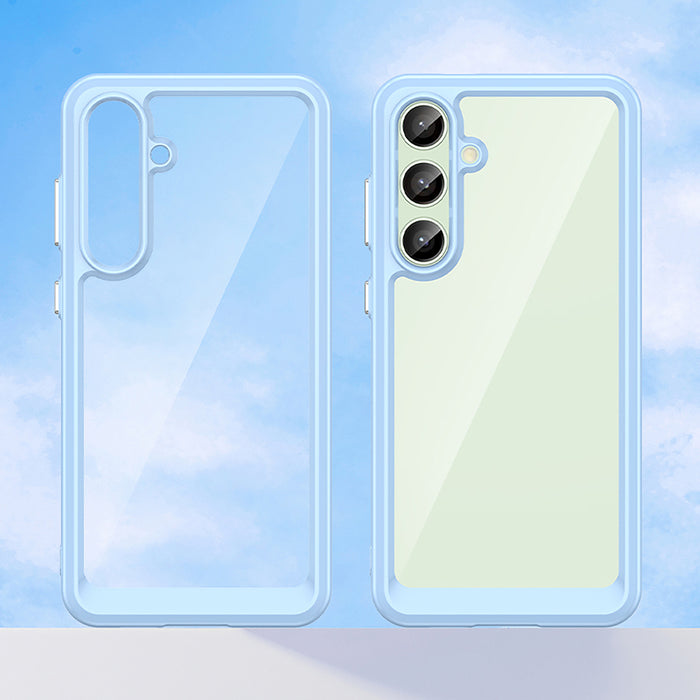 Outer Space Case with Gel Frame for Samsung Galaxy S24 FE - Blue