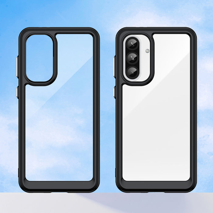 Outer Space Case for Samsung Galaxy A26 Cover with Flexible Frame - Black