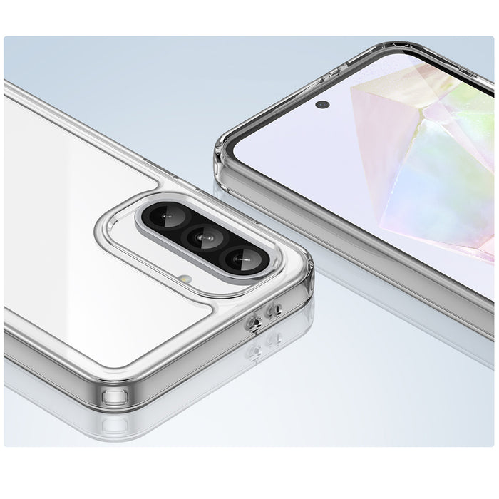 Outer Space Case for Samsung Galaxy A26 Cover with Flexible Frame - Transparent