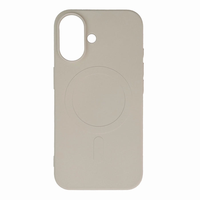 Liquid Silicone Case with MagSafe for iPhone 16e / 17e - Beige