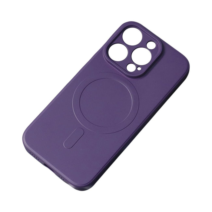 iPhone 16e Silicone Case with MagSafe - Purple
