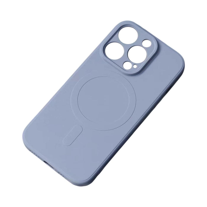Silicone Case with MagSafe for iPhone 16e / 17e - Gray