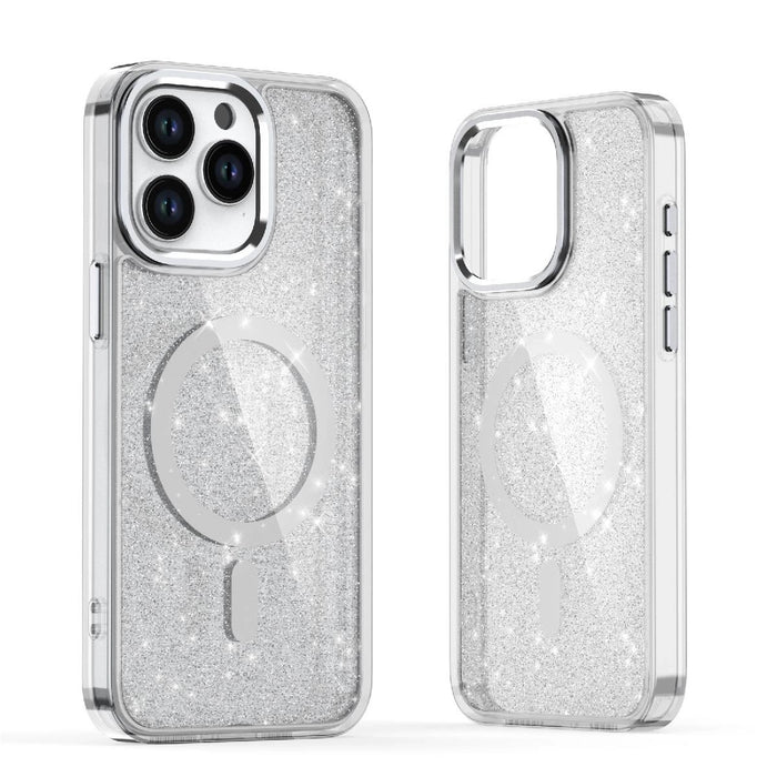 Glitter Case with MagSafe for Samsung Galaxy A16 5G - White