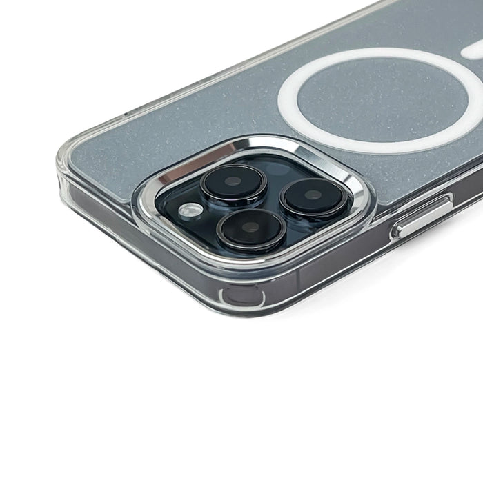 Glitter Case with MagSafe for Samsung Galaxy S25 Edge - White