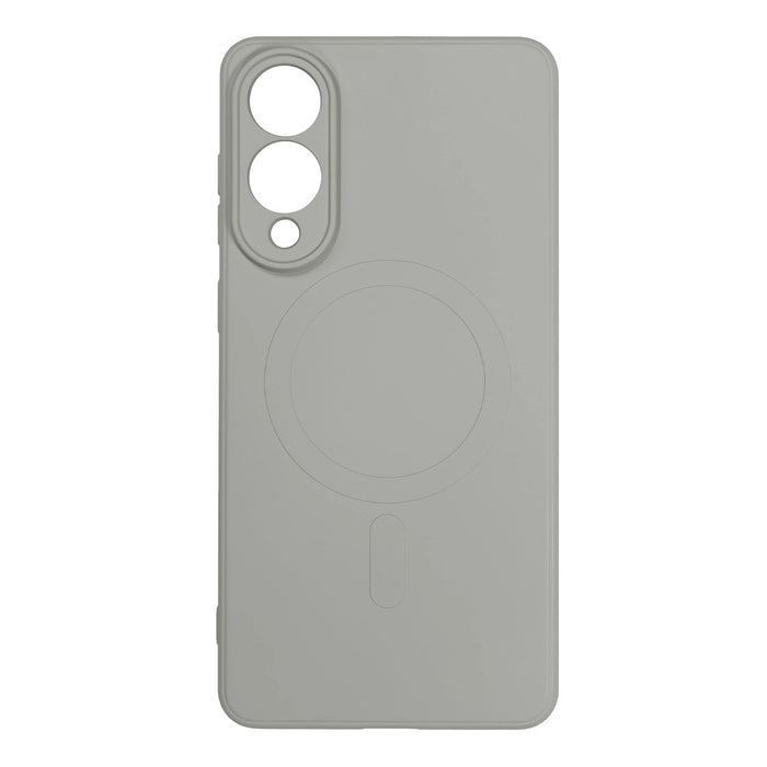 Liquid Silicone Case with MagSafe for Samsung Galaxy S25 Edge - Gray