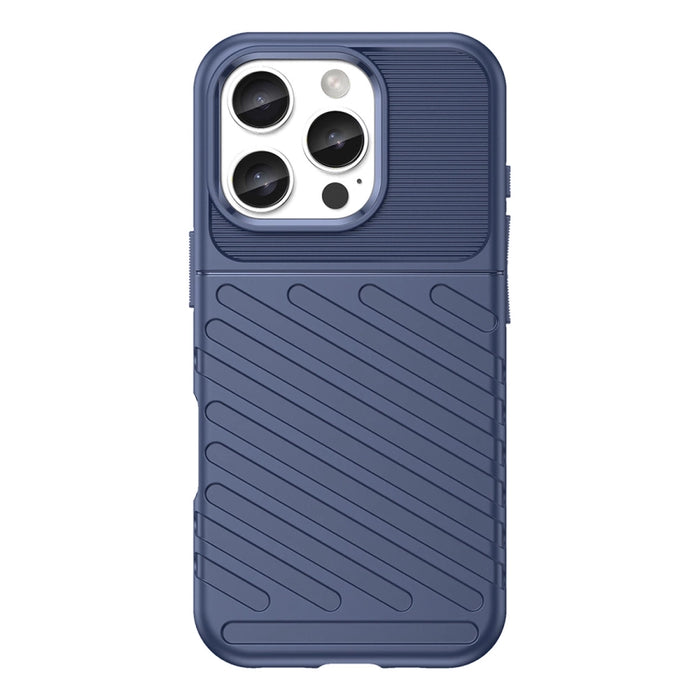 Thunder Case for iPhone 16e / 17e silicone armor cover - blue