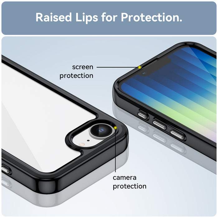 Outer Space Case for iPhone 16e / 17e with Flexible Frame - Black