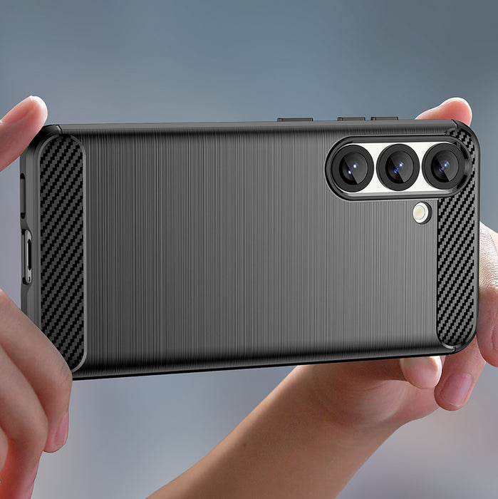 Carbon Case for Samsung Galaxy S25 Edge - Black