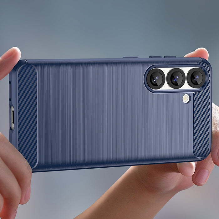 Carbon Case for Samsung Galaxy S25 Edge - Blue