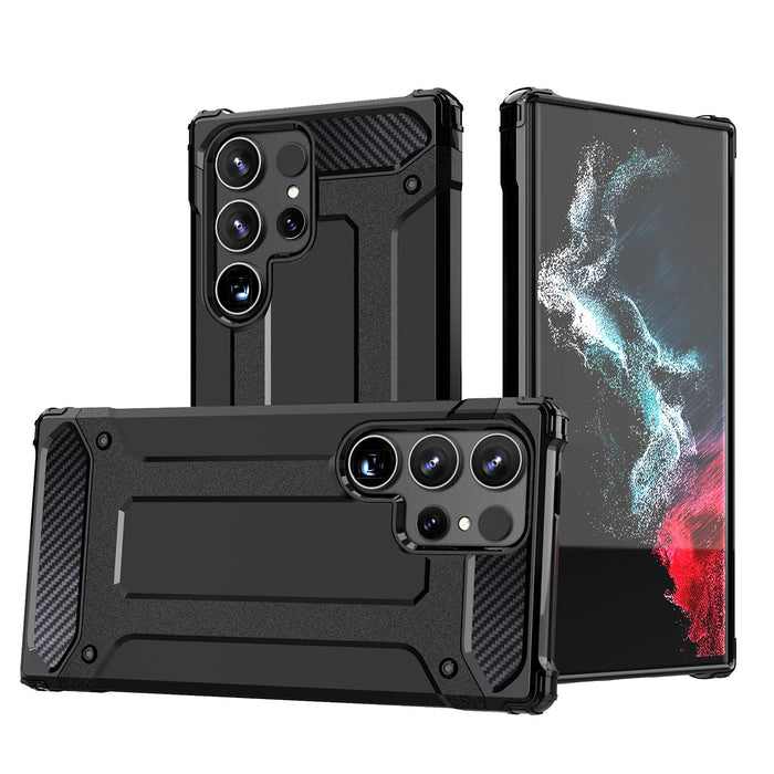 Hybrid Armor Case for Xiaomi Redmi Note 14 Pro+ 5G - Black