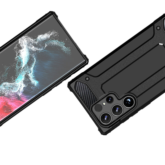 Hybrid Armor Case for Xiaomi Redmi Note 14 5G - Black
