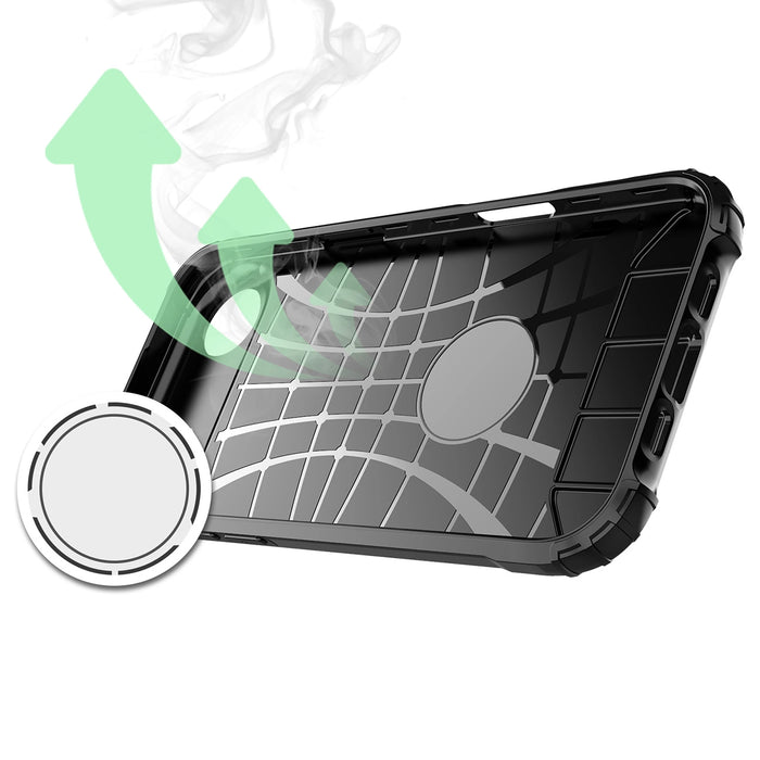 Hybrid Armor Case for iPhone 17 Air - Black