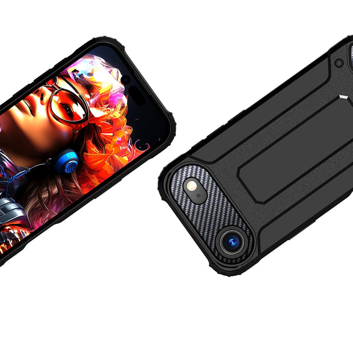 Hybrid Armor Case for iPhone 17 Air - Black