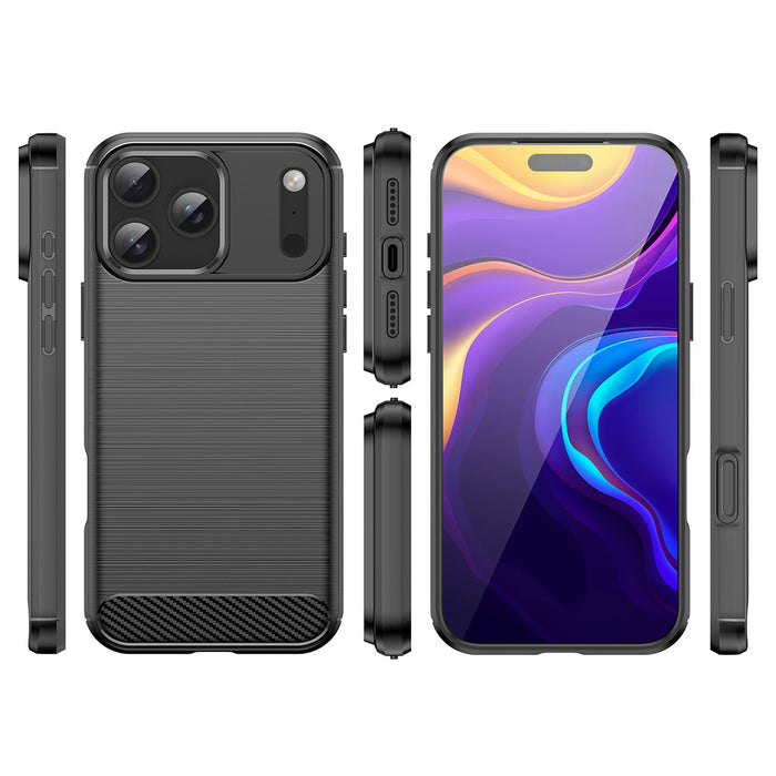 Carbon Case for iPhone 17 Pro - Black
