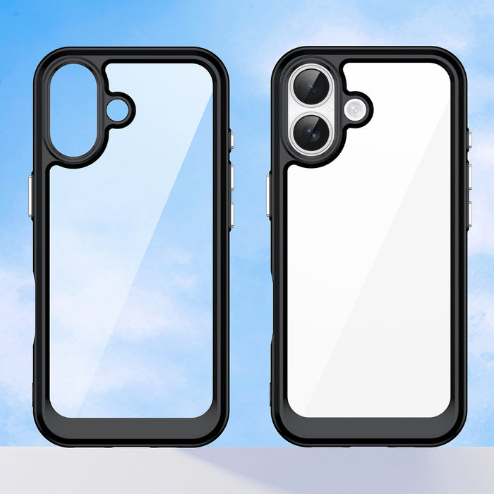 Outer Space iPhone 17 Case - Black Transparent
