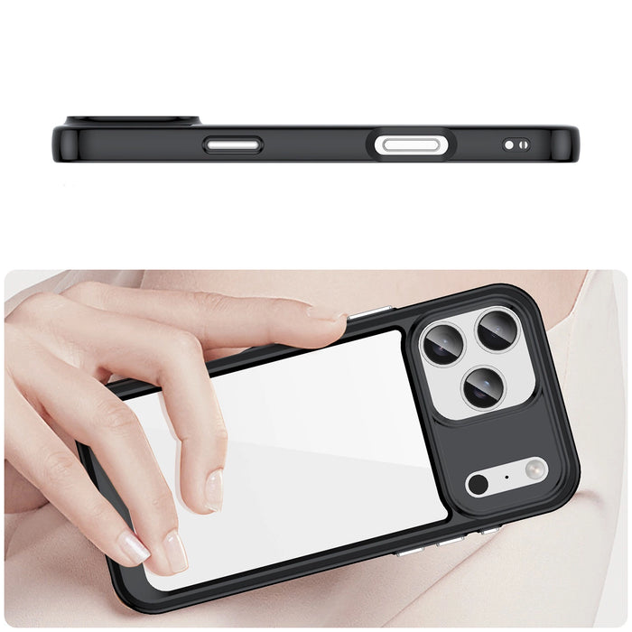 Outer Space Case for iPhone 17 Pro Max - Black Transparent