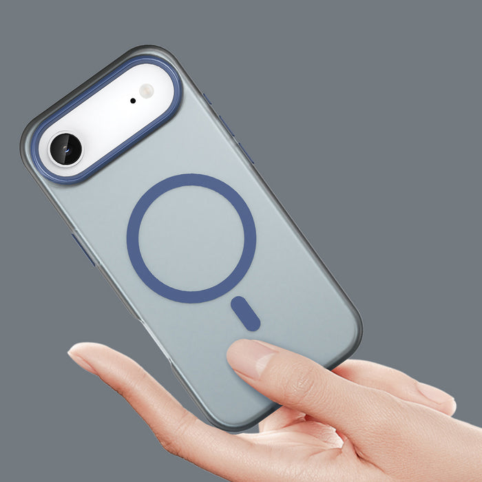 Magnetic Abrasive iPhone 17 Air Case Compatible with MagSafe - Matte Blue