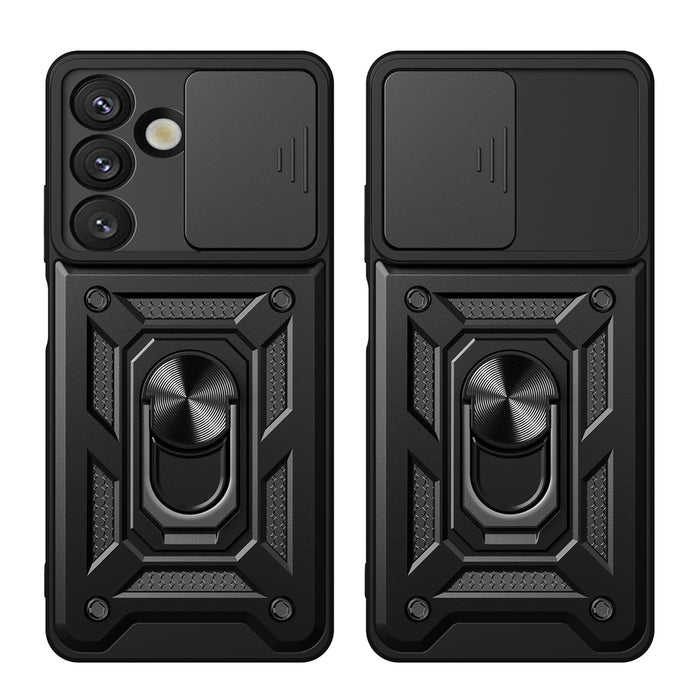 Hybrid Armor Camshield Case for Sasung Galaxy S26 - Black