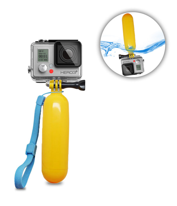 Buoyancy mount for GoPro SJCAM sports cameras