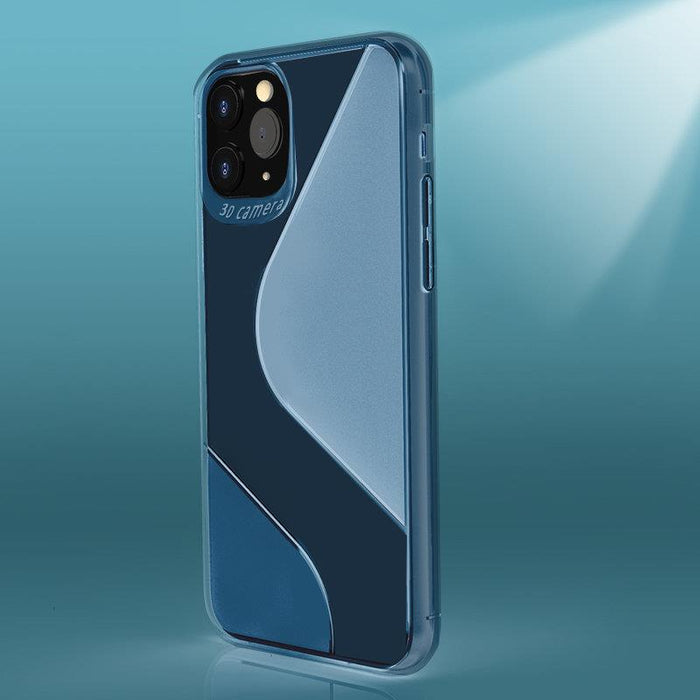 S-Case Flexible Cover TPU Case for Huawei P40 Lite E blue