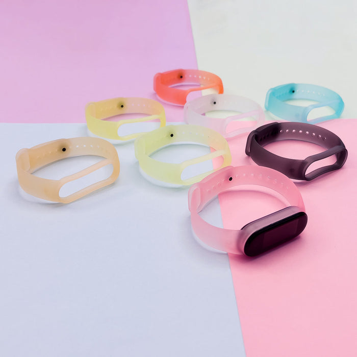 Silicone strap for Xiaomi Mi Band 5 / 6 wristband strap - gold