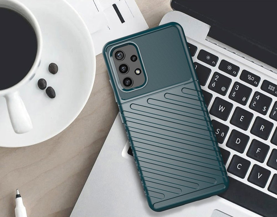 Thunder Case Flexible Tough Rugged Cover TPU Case for Nokia 5.4 blue