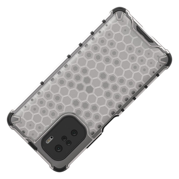 Honeycomb Case armor cover with TPU Bumper for Xiaomi Redmi K40 Pro+ / K40 Pro / K40 / Poco F3 red