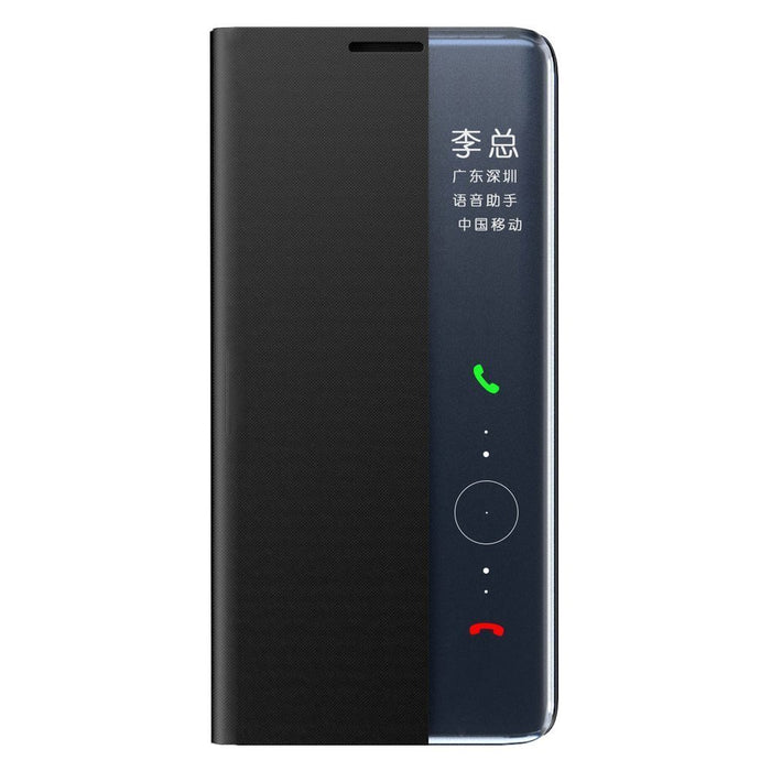 Sleep Case Bookcase Type Case with Smart Window for Xiaomi Redmi K40 Pro+ / K40 Pro / K40 / Poco F3 blue