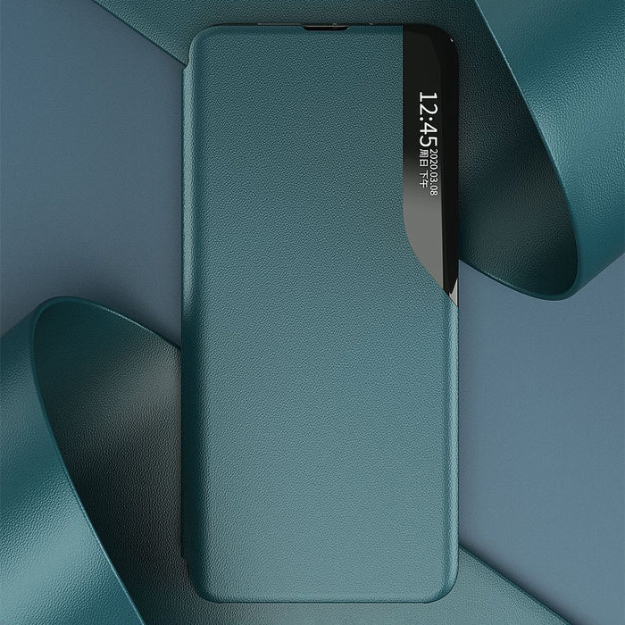 Eco Leather View Case Elegant Flip Cover Case with Stand Function Xiaomi Redmi K40 Pro + / K40 Pro / K40 / Poco F3 Orange